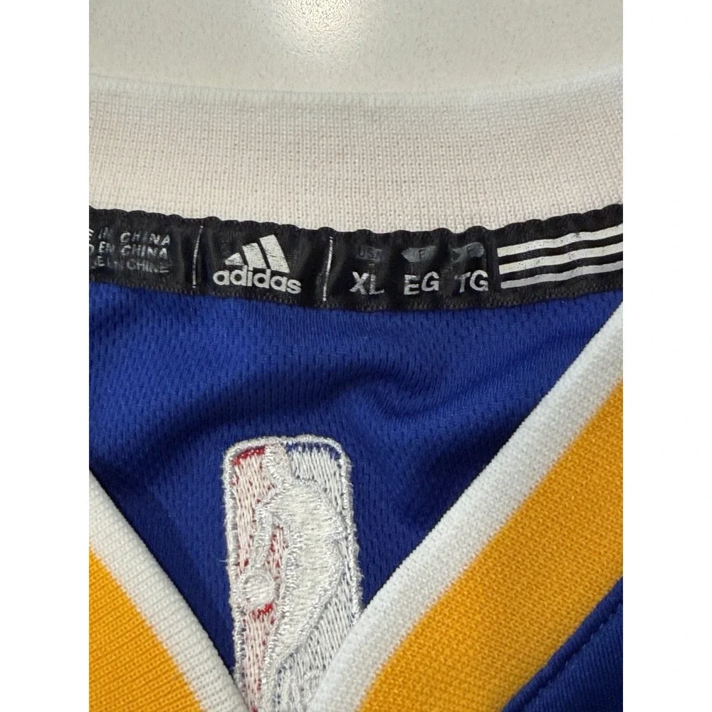 Adidas Golden State Warriors Stephen Curry 30 Swingman NBA Jersey Blue Mens XL